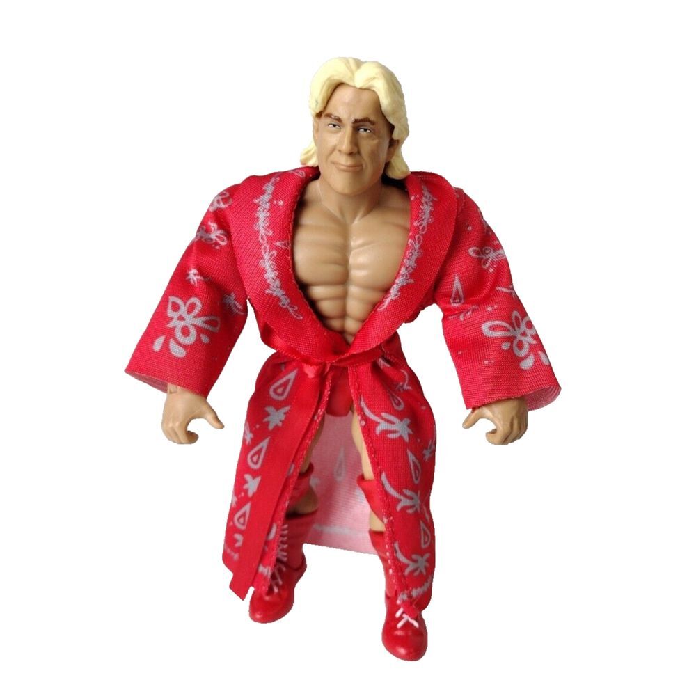 Ric Flair WWE 6" Wrestling Figure Red Trunks Robe
